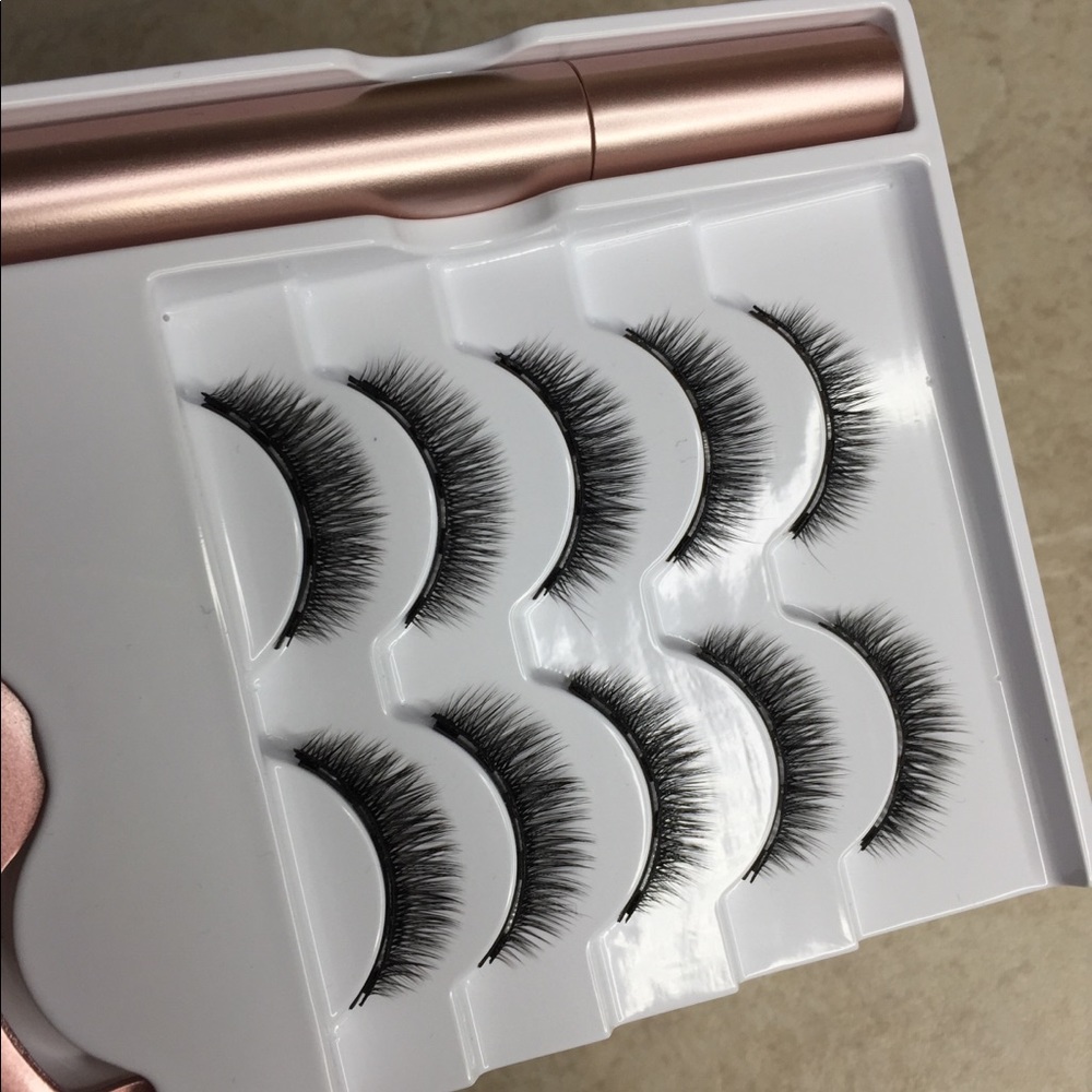 Magnetic eyelashes faux mink super short l… - Picture 4 of 12